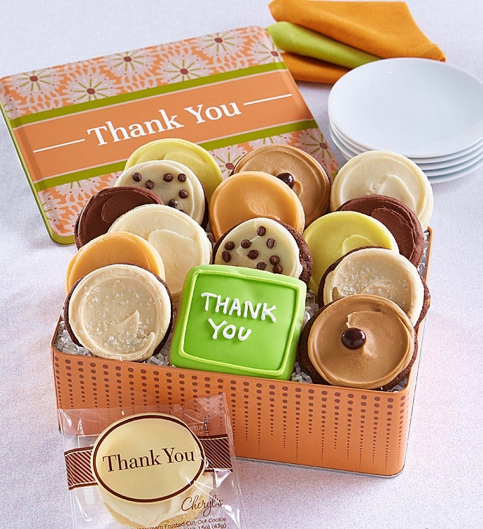 Thank You Gift Tin Frosted Assortment
