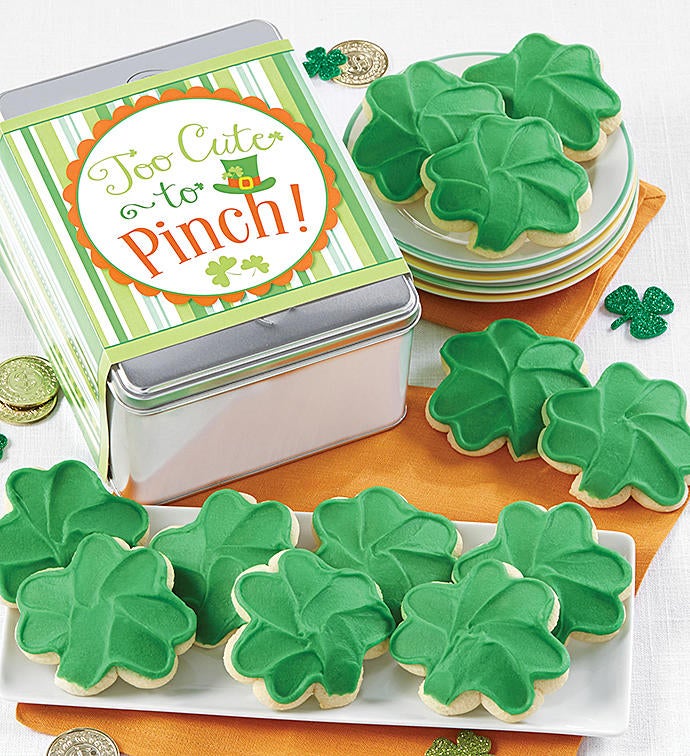 Too Cute to Pinch St Patrick&#39;s Day Gift Tin