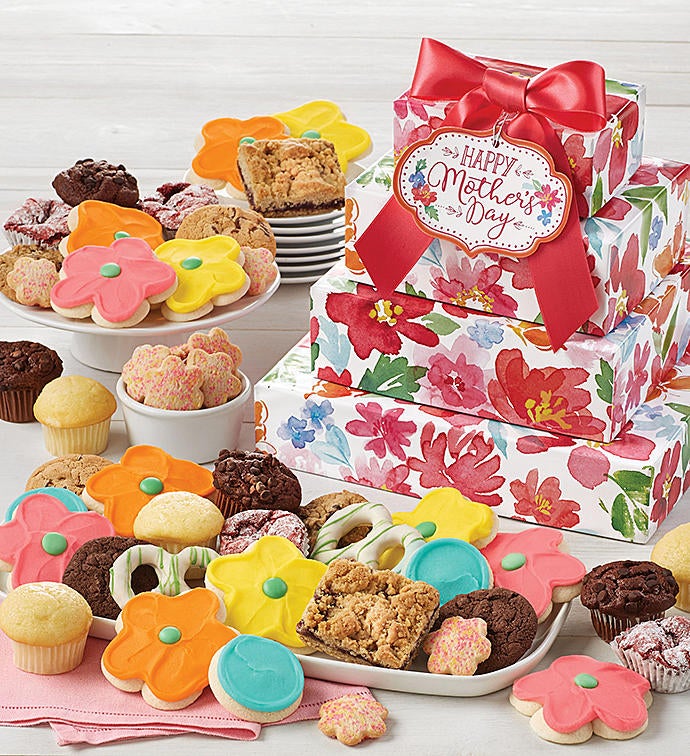 Mother&#39;s Day Bakery Gift Tower