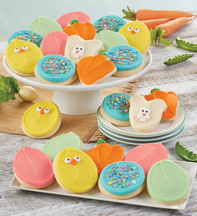 Buttercream Frosted Easter Cut Out Cookies   200