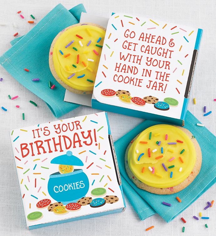 Birthday Cookie Jar Cookie Card