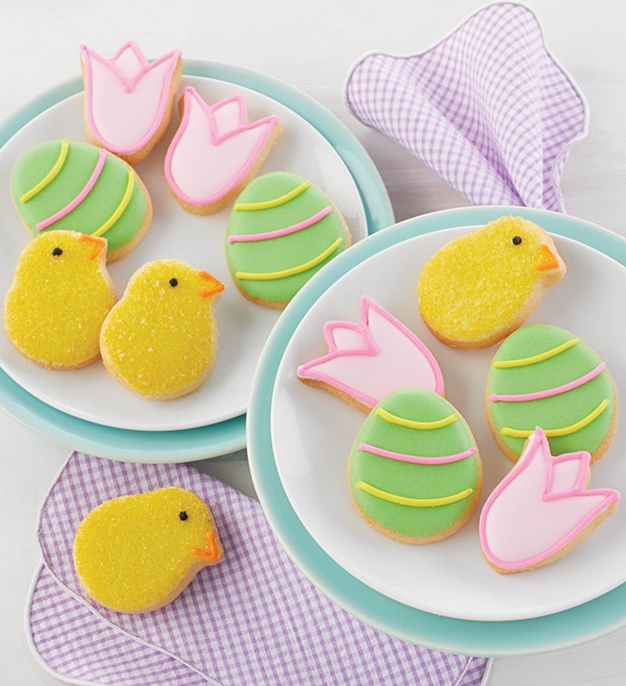 Mini Spring Crunchy Sugar Cookies