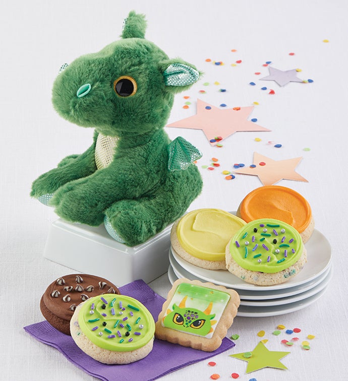 Magical Dragon Plush and Cookies