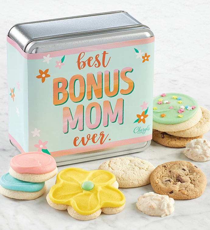 Best Bonus Mom Ever Mini Treats Gift Tin