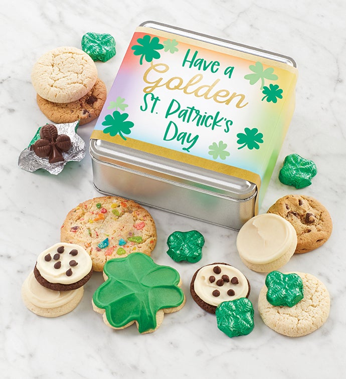 Have a Golden St Patrick’s Day Mini Treats Gift Tin