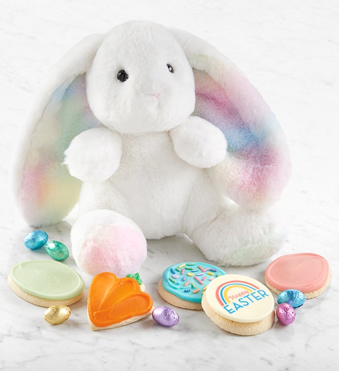 Easter Bunny Plush and Cookies