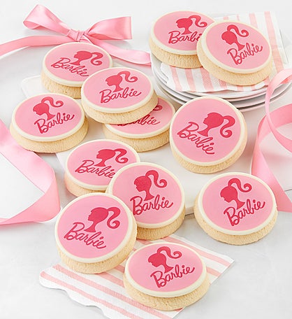 Barbie™ Buttercream-Frosted Cutout Cookie Gift Box - 12 cookies