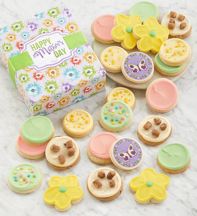 Happy Mother’s Day Cookie Box   24 Frosted Cookies