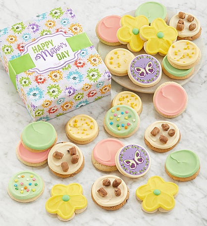 Happy Mother’s Day Cookie Box - 24 Frosted Cookies