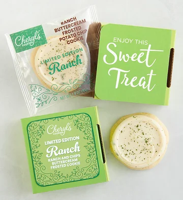 Ranch Buttercream-Frosted Potato Chip Cookie Card