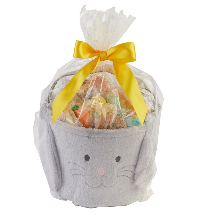 Plush Easter Bunny Gift Basket