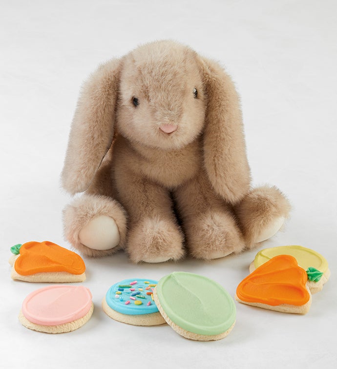 Easter Bunny Plush & Cookies