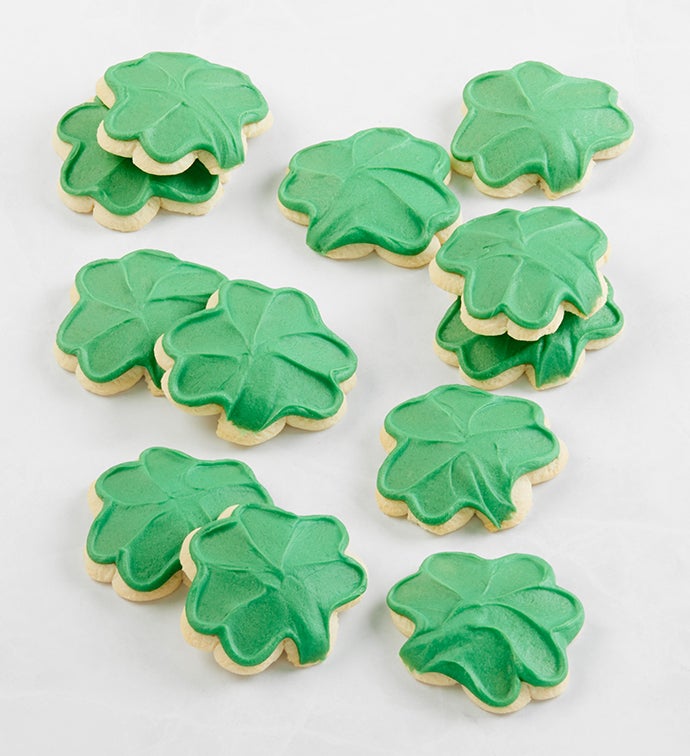 Buttercream Frosted Good Luck Sugar Cookies