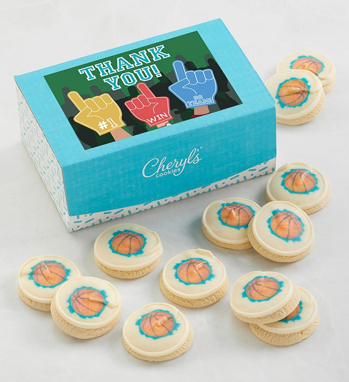 Thank You Basketball Cookie Gift Box