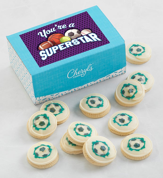 Superstar Soccer Cookie Gift Box