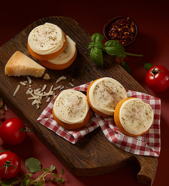 Pizza-Flavored Buttercream-Frosted Cookie Card