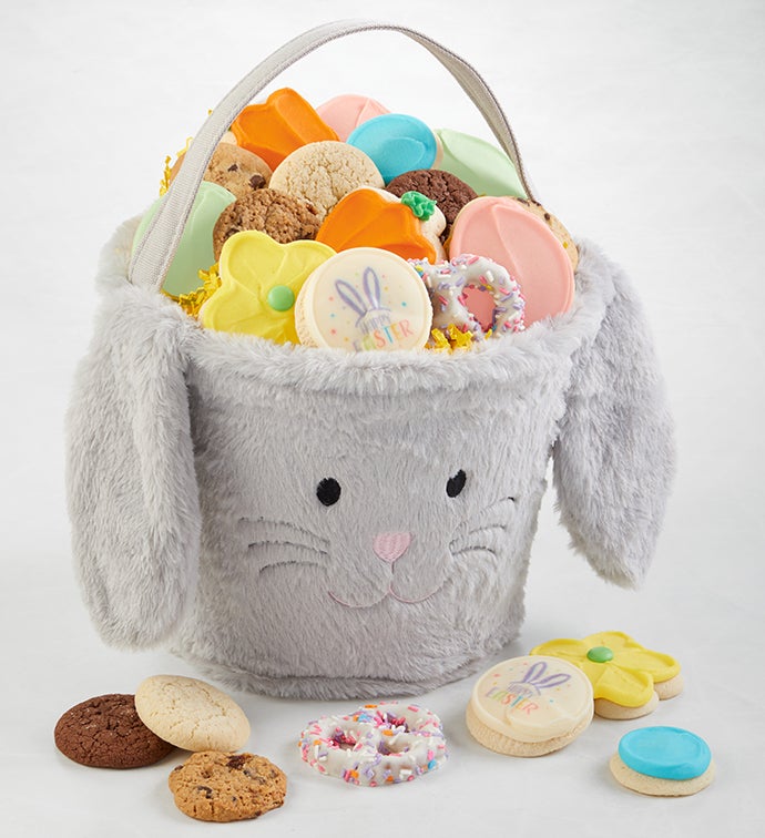 Plush Easter Bunny Gift Basket