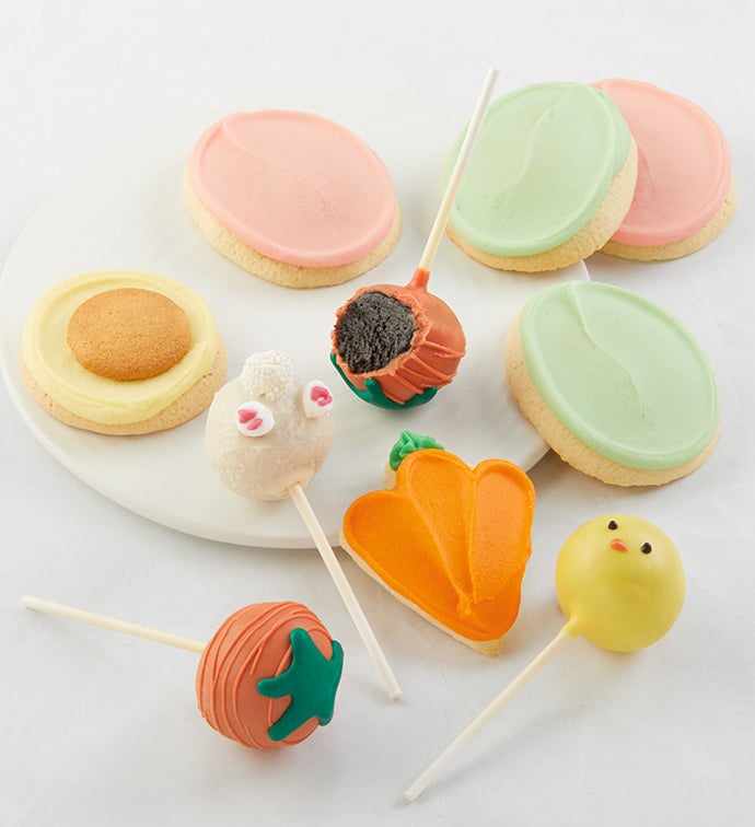 Easter Cake Pops and Cookies