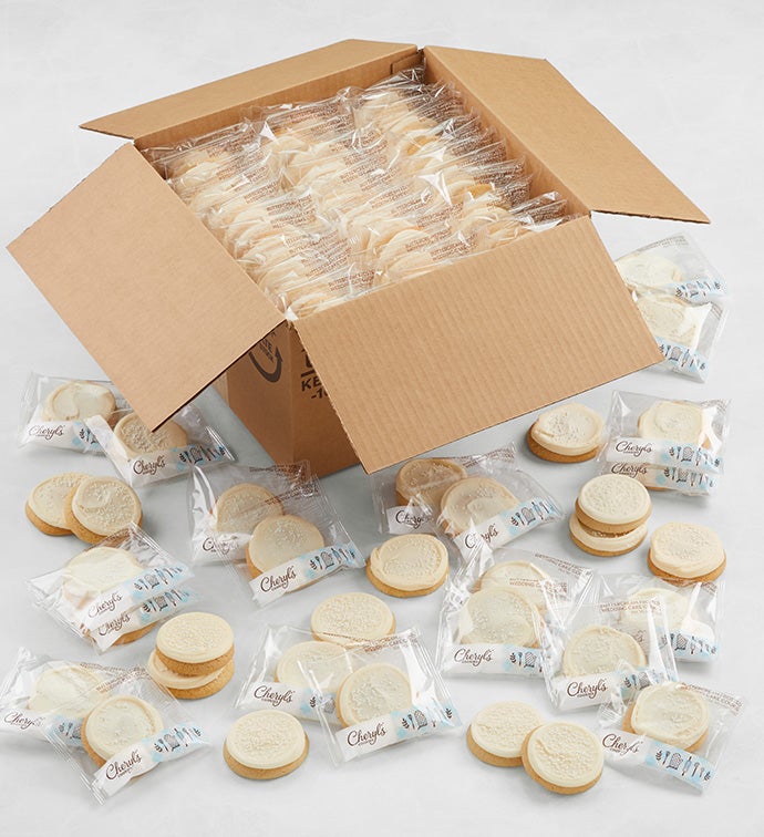Buttercream-Frosted Wedding Cake Cookies Case