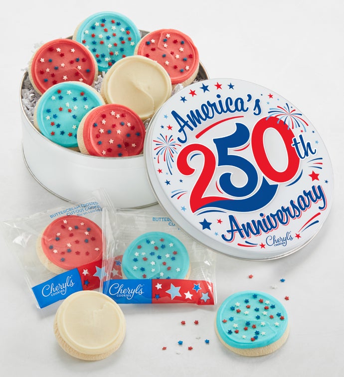 America's 250th Anniversary Cookie Tin