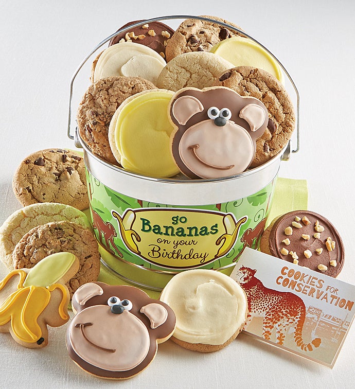 Go Bananas on Your Birthday Cookie Pail