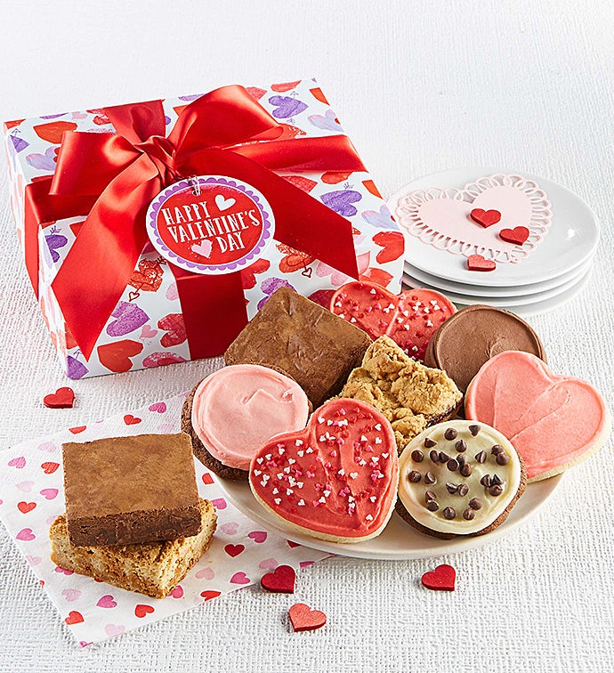 Valentine Cookie & Brownie Gift Boxes