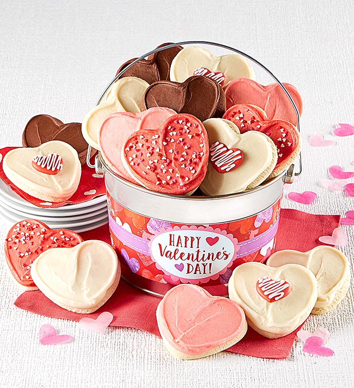 Happy Valentines Day Cookie Pail
