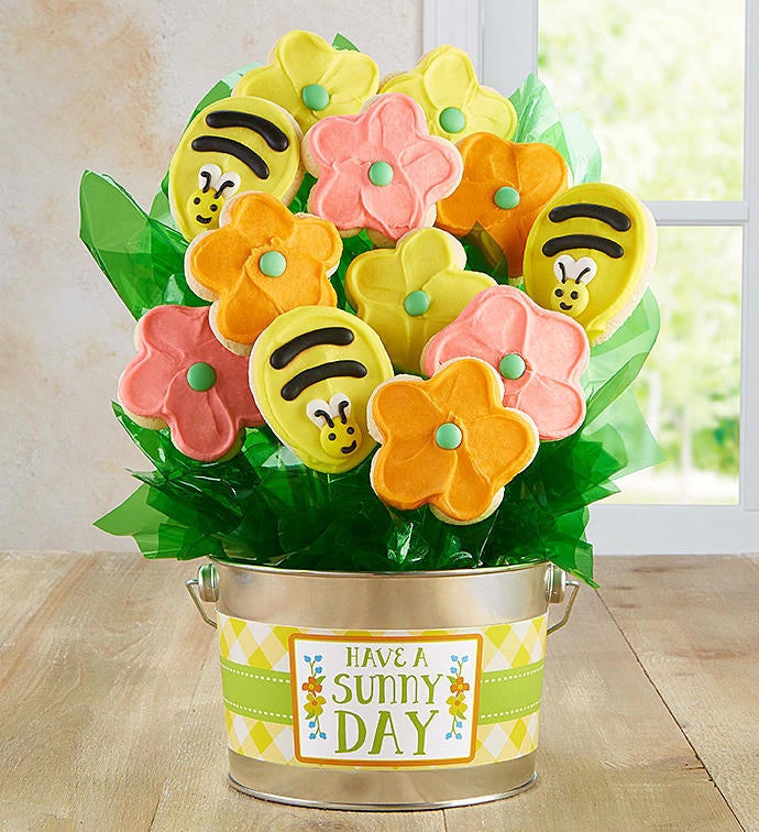 Have a Sunny Day Cookie Flower Pot