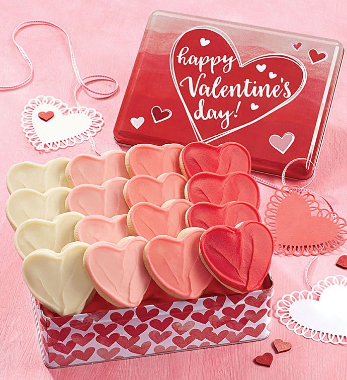Happy Valentine Gift Tin   Buttercream Assortment