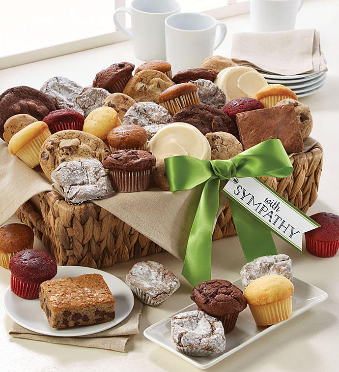 With Sympathy Gift Basket  Large