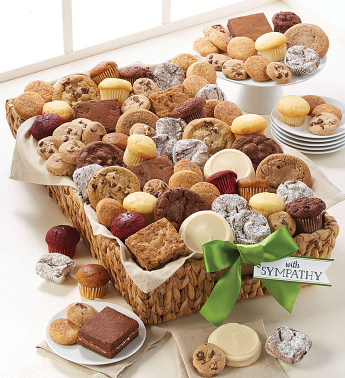 With Sympathy Gift Basket  Grand