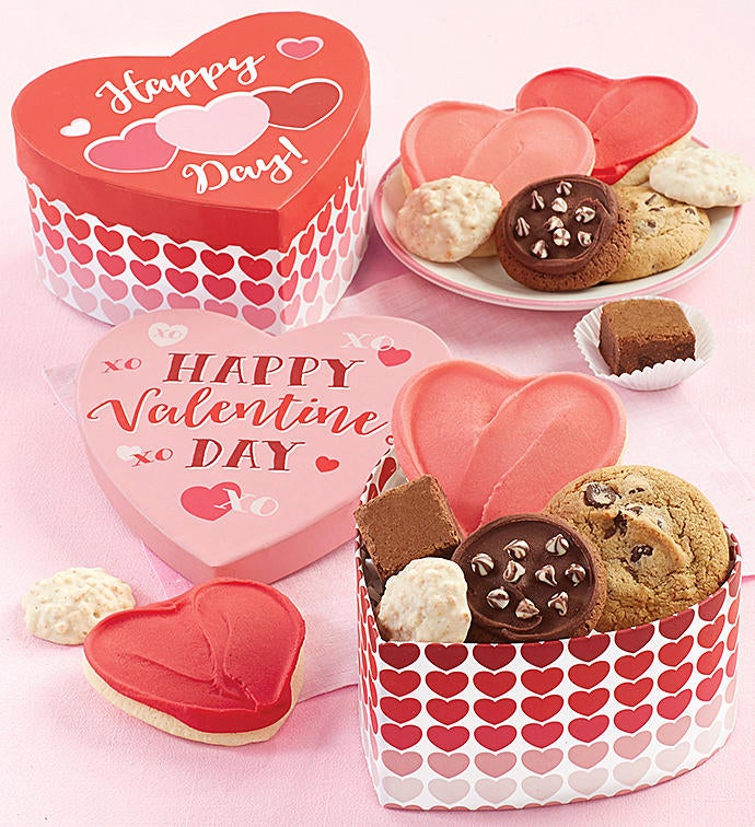 Heart Shaped Valentine Treats Box