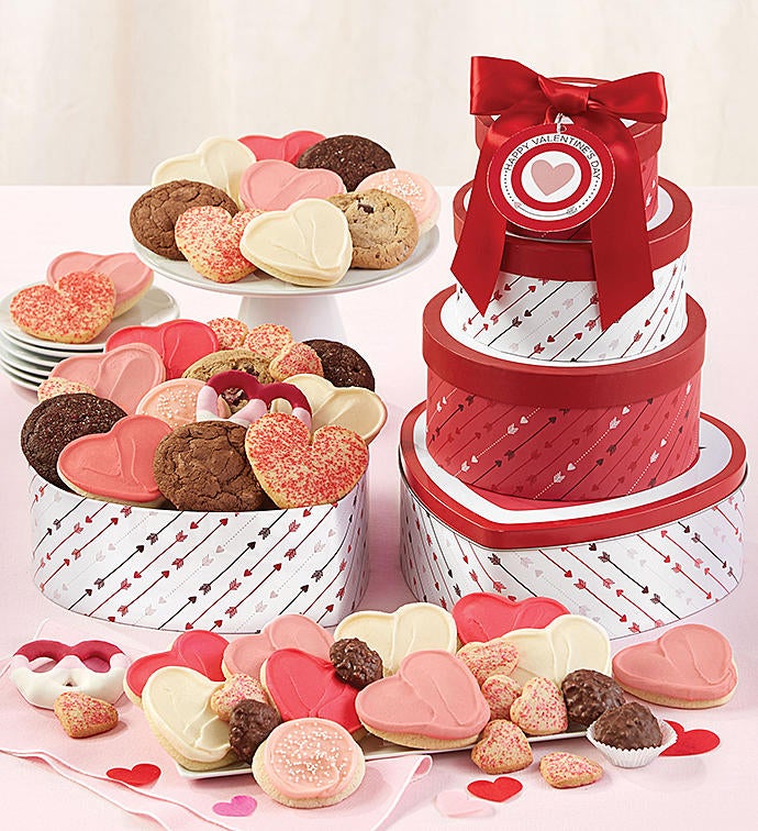 Valentine&#39;s Day Traditions Gift Tower