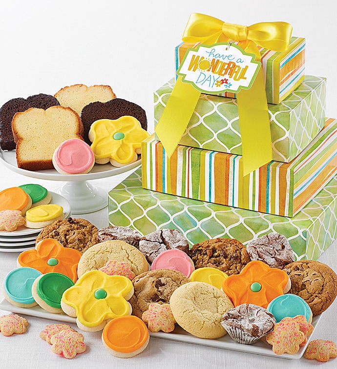 Have a Wonderful Day Bakery Gift Tower