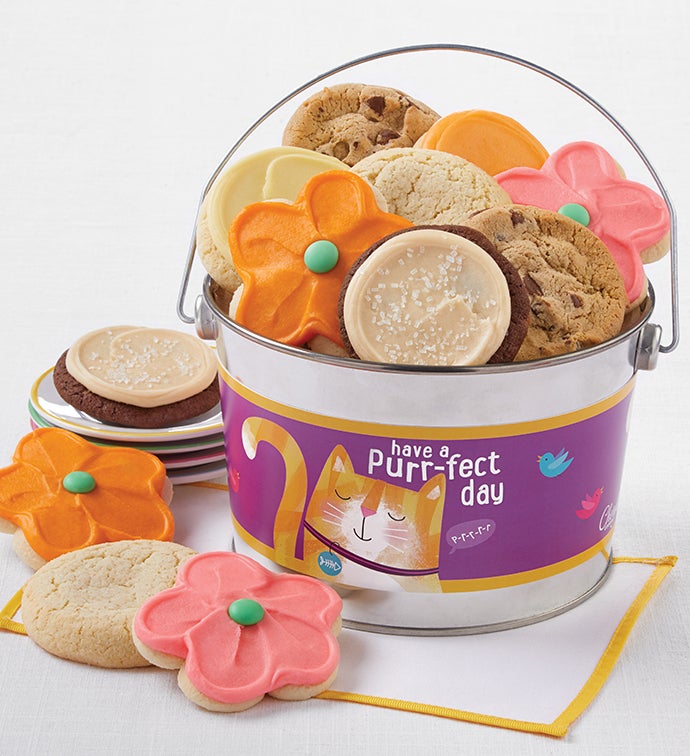 Image of Have A Purrfect Day Cookie Pail