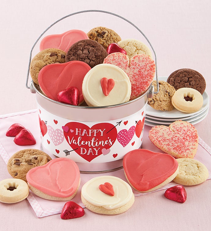 Happy Valentines Day Treats Gift Pail