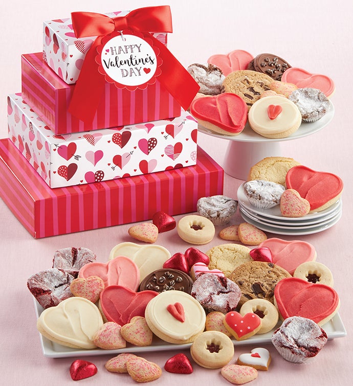 Valentines Day Bakery Gift Tower