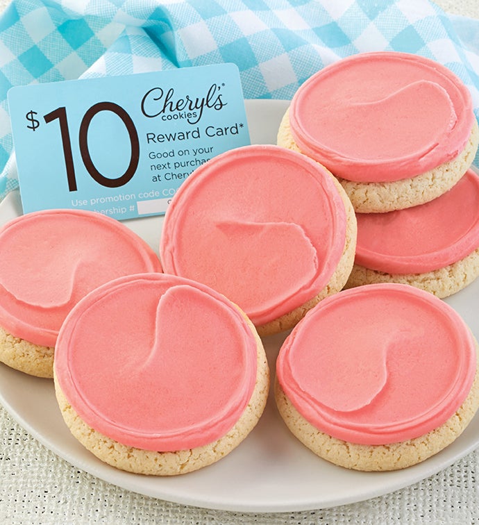 Buttercream Frosted Strawberry Sugar Cookie Sampler