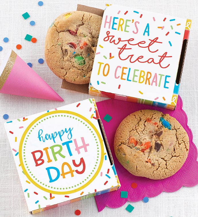 Happy Birthday Cookie Card - Choose your flavor