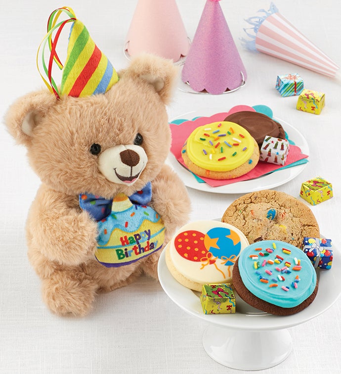 Musical Birthday Bear with Treats