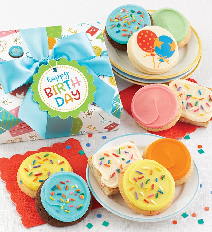 Image of Happy Birthday Cookie And Brownie Gift Box