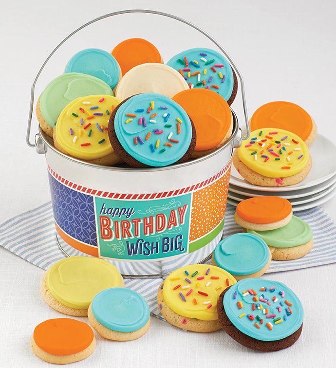 Image of Happy Birthday Wish Big Cookie Pail