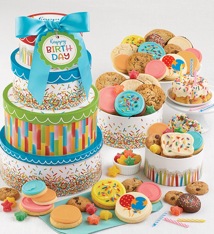 Image of Birthday Traditions Gift Tin Tower