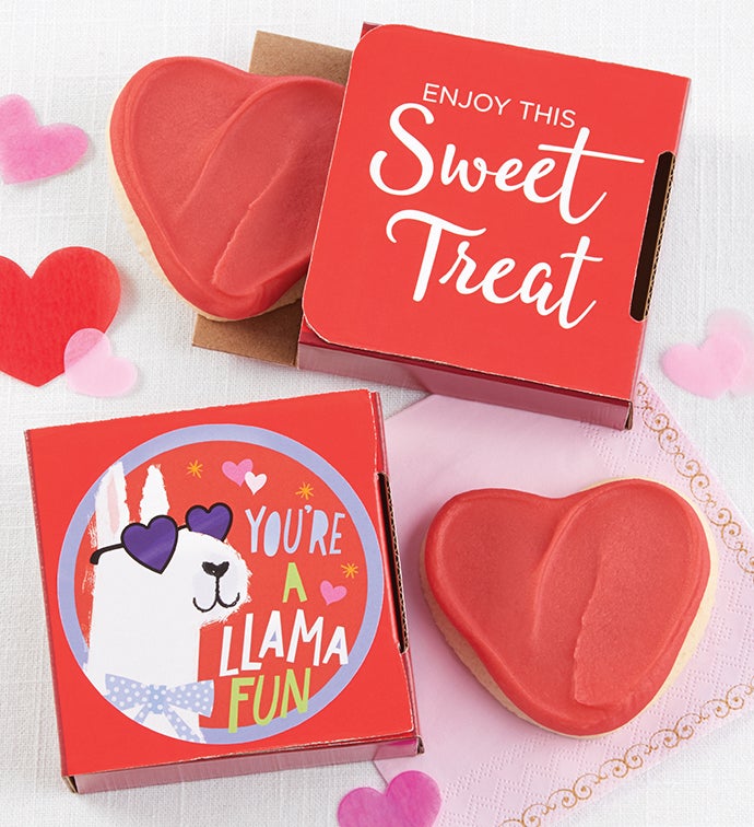 You’re a Llama Fun Valentine’s Day Cookie Card
