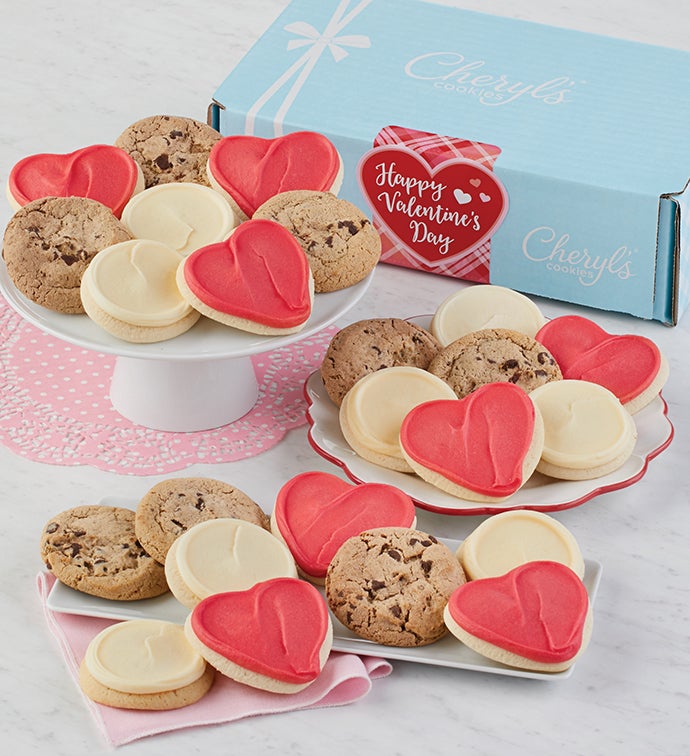 Image of Happy Valentines Day Bow Gift Box 12Ct