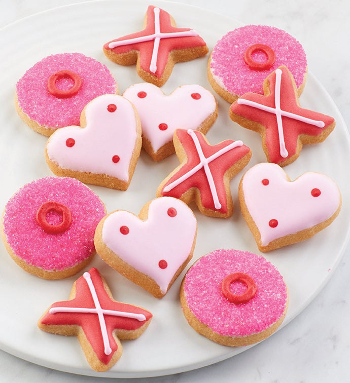 Image of Mini Valentines Day Crunchy Sugar Cookies