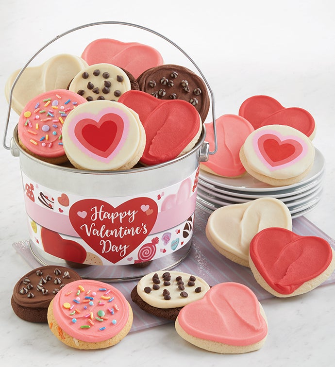 Image of Happy Valentines Day Cookie Pail