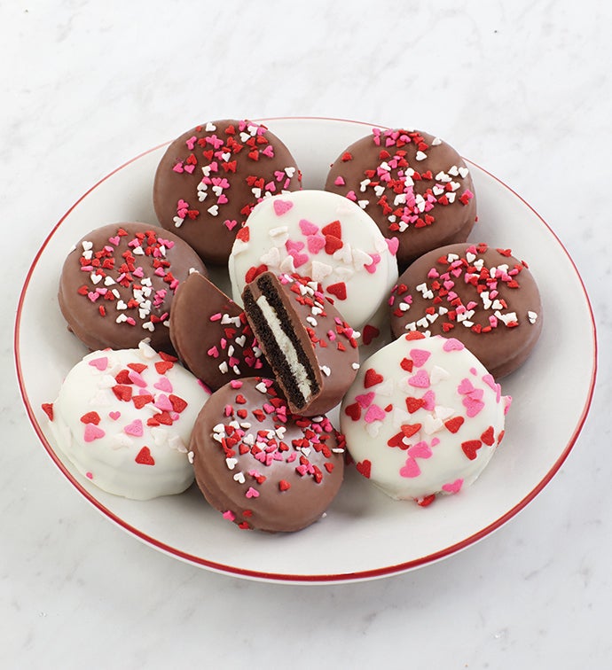 Image of Chocolate Covered Valentine Cookies