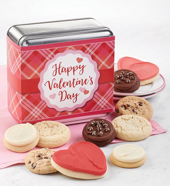 Happy Valentines Day Treats Gift Tin
