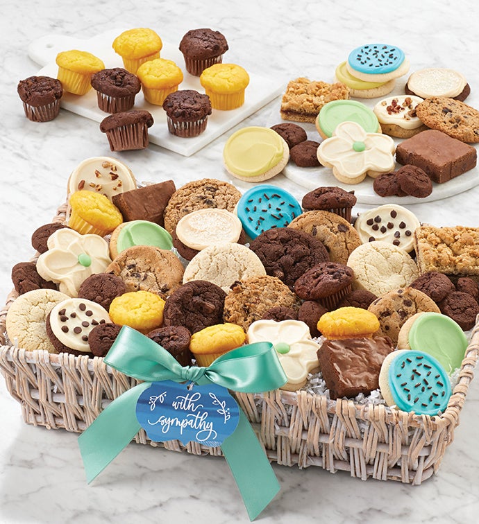 With Sympathy Gift Basket - Large